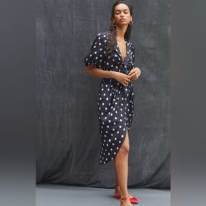 Delfi x Anthropologie Polka Dot Midi Dress